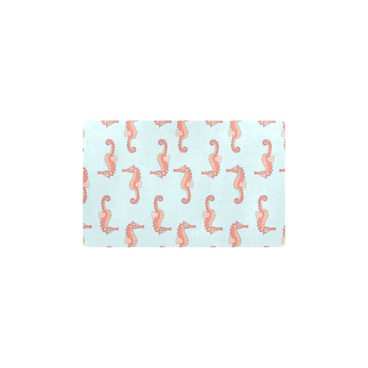 SeaHorse Pattern Print Design 01 Kitchen Mat