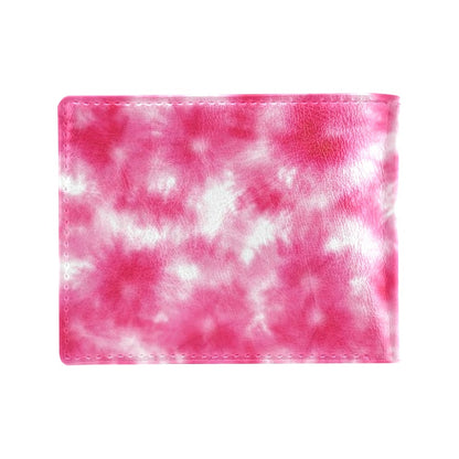 Tie Dye Pink Print Design LKS304 Men's ID Card Wallet