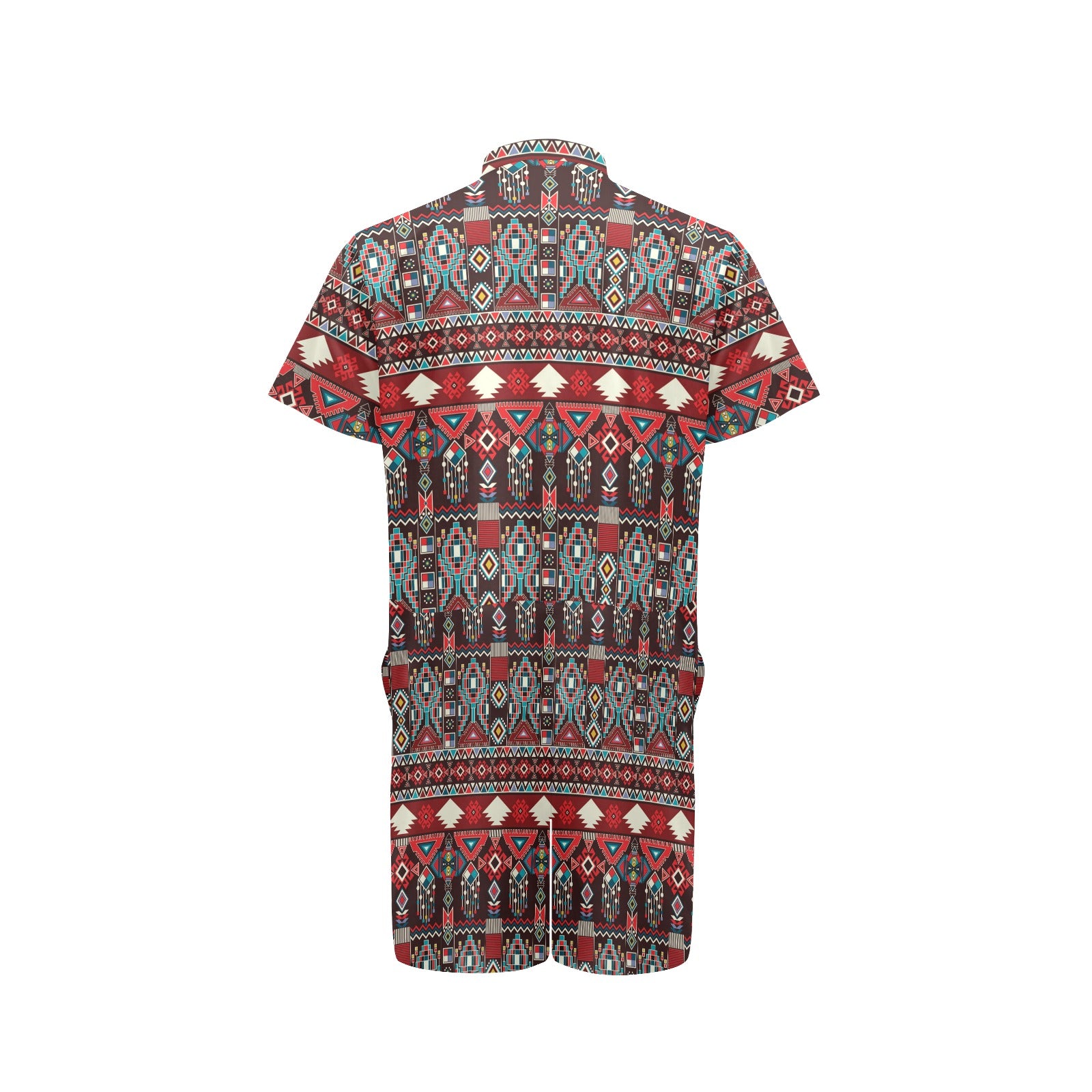 Tribal Aztec Indians native american Men's Romper - JorJune