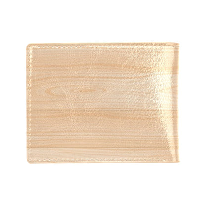 Wood Texture Print Design LKS302 Men's ID Card Wallet