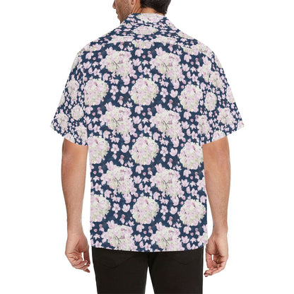 Sakura Print Design LKS305 Men's Hawaiian Shirt