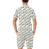 Aloha Beach Pattern Design Themed Print Men's Romper