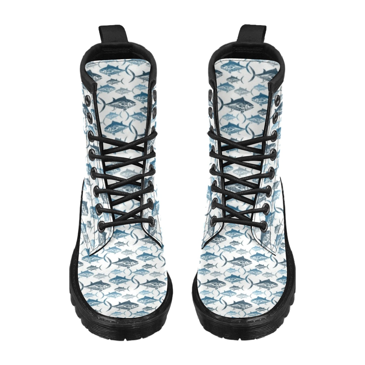 Tuna Fish Print Design LKS303 Women's Boots