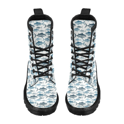 Tuna Fish Print Design LKS303 Women's Boots