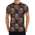 Spider Web Skull Rose Print Design LKS305 Men's All Over Print T-shirt