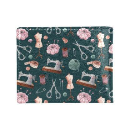 Sewing Equipment Print Design LKS307 Men's ID Card Wallet