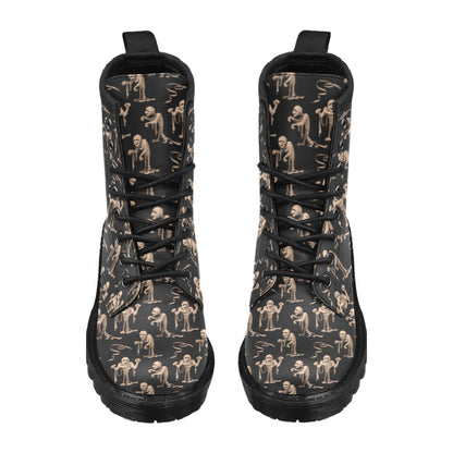 Mummy Print Design LKS302 Women's Boots
