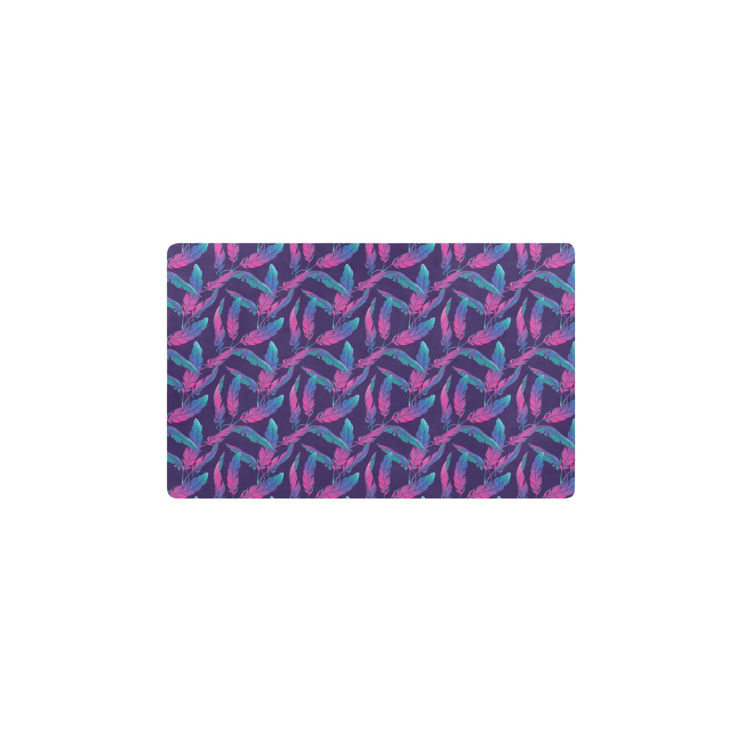 Banana Leaf Pattern Print Design 08 Kitchen Mat