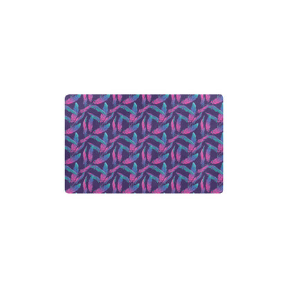 Banana Leaf Pattern Print Design 08 Kitchen Mat