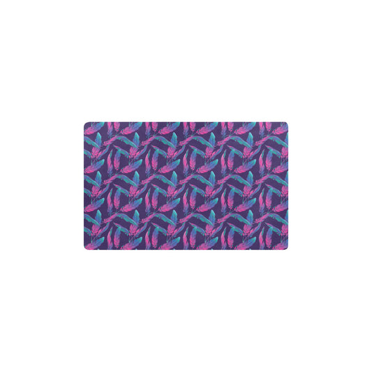 Banana Leaf Pattern Print Design 08 Kitchen Mat