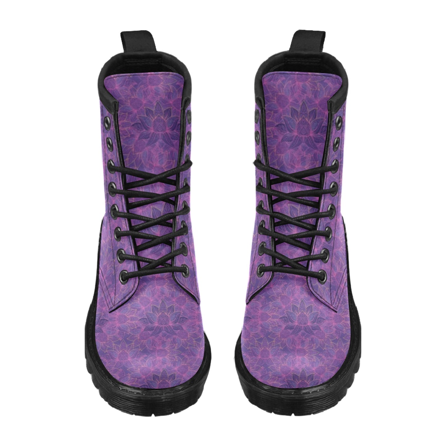 Bohemian Lotus Mandala Style Women's Boots