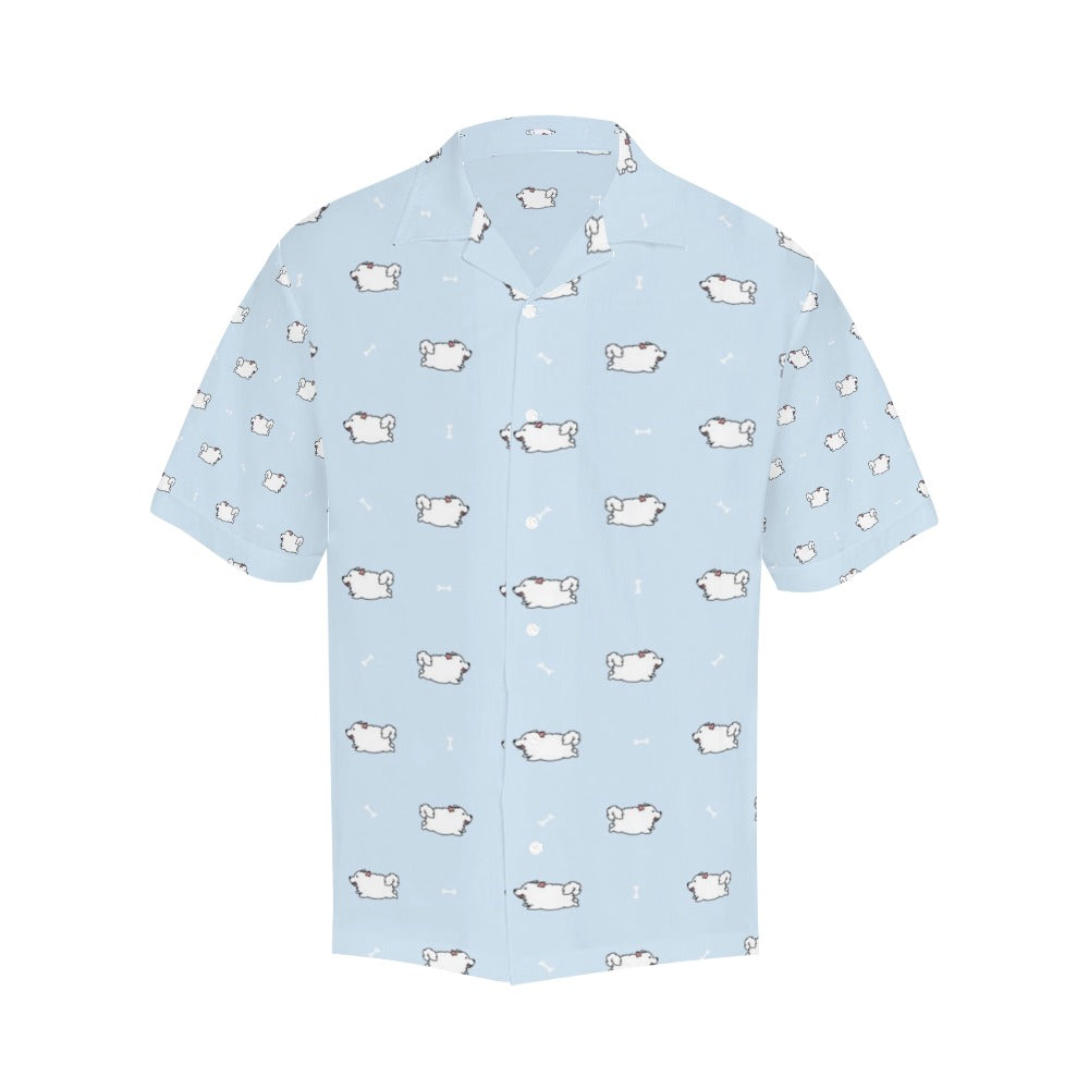 Samoyeds Print Design LKS302 Men's Hawaiian Shirt