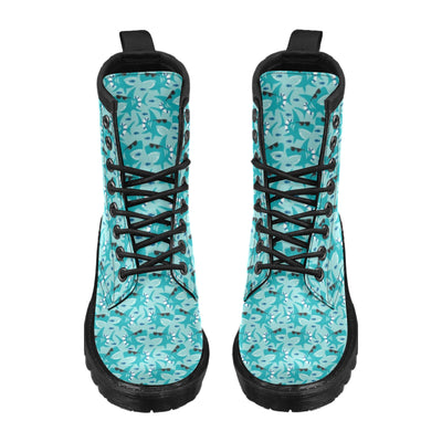 Shark Cute Print Design LKS302 Women's Boots