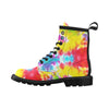 Tie Dye Rainbow Themed Print Women's Boots