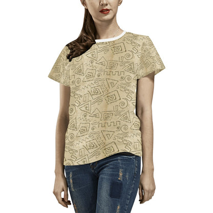 Ancient Greek Print Design LKS3013 Women's  T-shirt