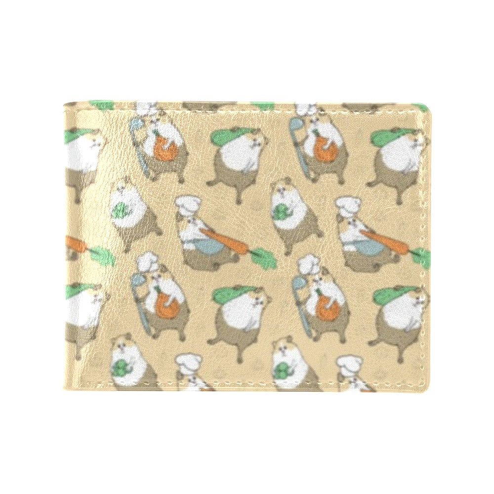 Guinea Pig Print Design LKS401 Men's ID Card Wallet