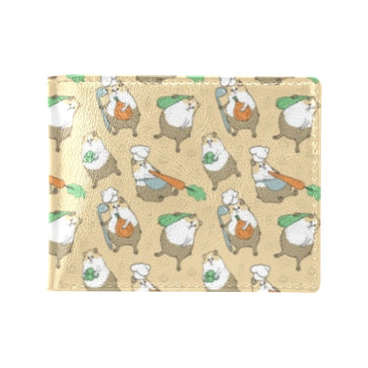 Guinea Pig Print Design LKS401 Men's ID Card Wallet