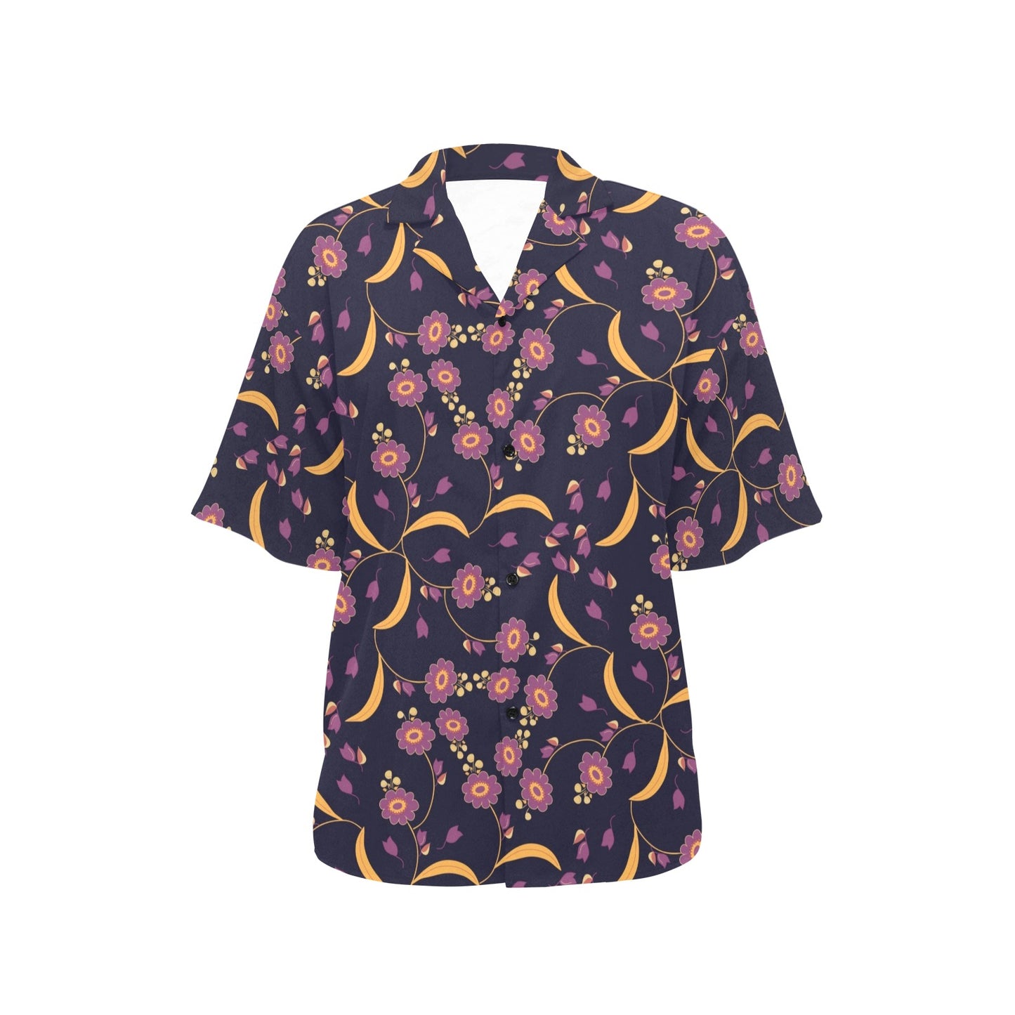 Anemone Pattern Print Design AM012 Women's Hawaiian Shirt