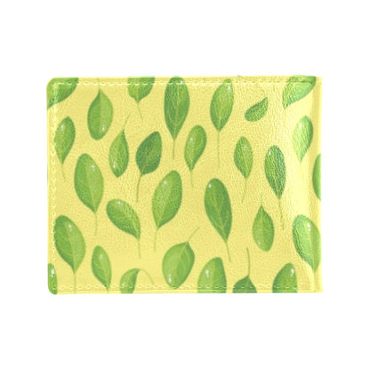 Spinach Print Design LKS302 Men's ID Card Wallet