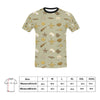 Seashell Beach Print Design LKS303 Men's All Over Print T-shirt