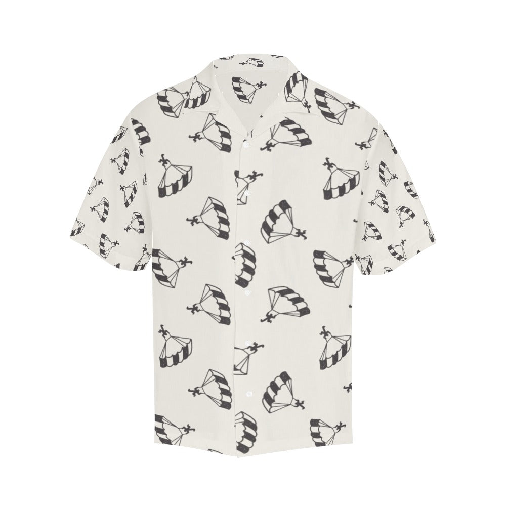 Skydiver Print Design LKS301 Men's Hawaiian Shirt