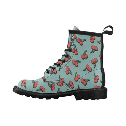 Cherry Pattern Print Design CH03 Women's Boots