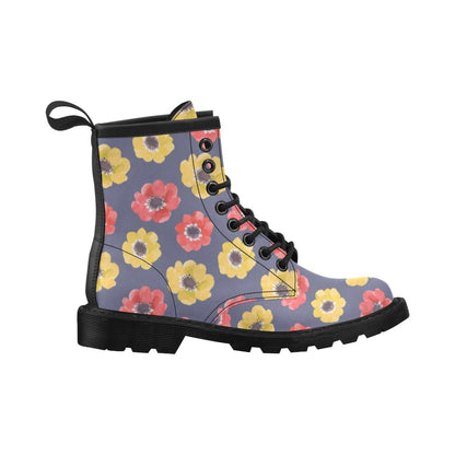 Anemone Pattern Print Design AM010 Women's Boots