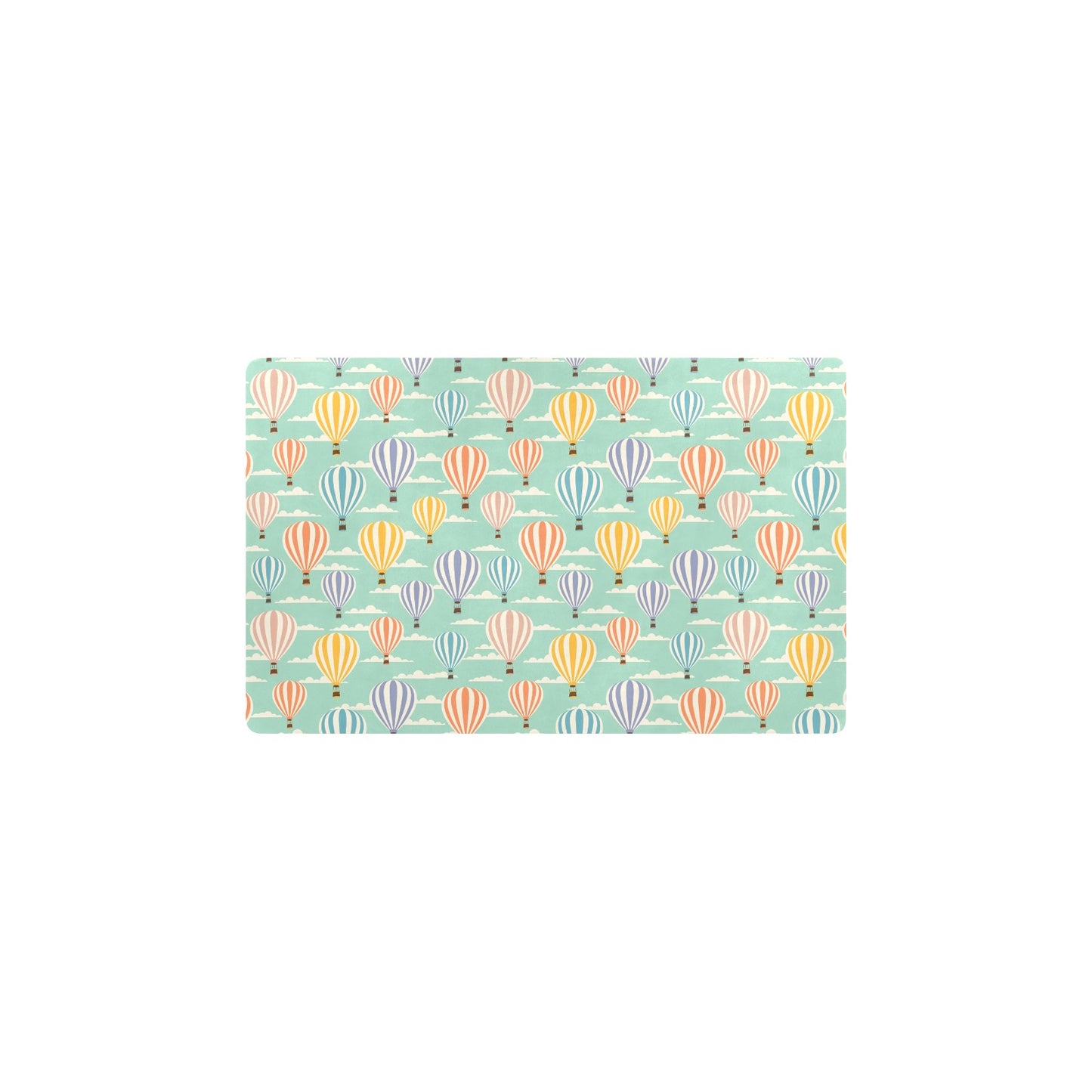Ballon Pattern Print Design 01 Kitchen Mat