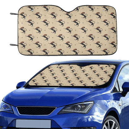 Ancient Greek Print Design LKS3011 Car front Windshield Sun Shade