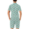 Panda Bear Cute Themed Print Men's Romper