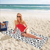 Soccer Ball Print Design LKS301 Beach Towel 32" x 71"