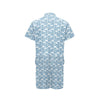 Wave Print Design LKS306 Men's Romper