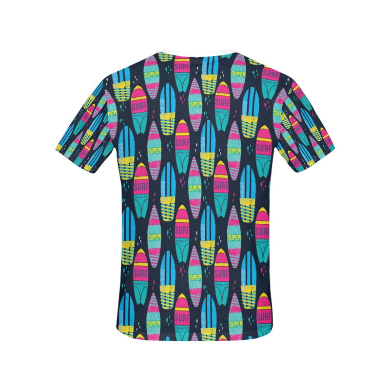 Surfboard Colorful Print Design LKS302 Women's  T-shirt