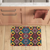 African Pattern Print Design 08 Kitchen Mat