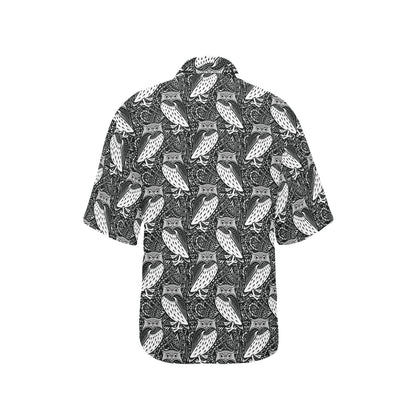 Tribal Pattern Print Design LKS308 Women's Hawaiian Shirt