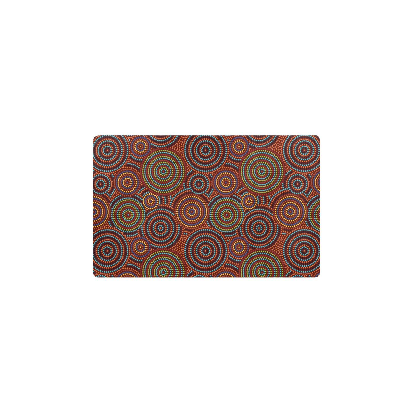 Aboriginal Print Design LKS403 Kitchen Mat