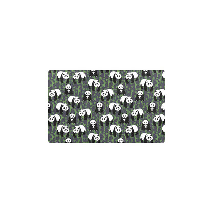 Panda Bear Bamboo Themed Print Kitchen Mat