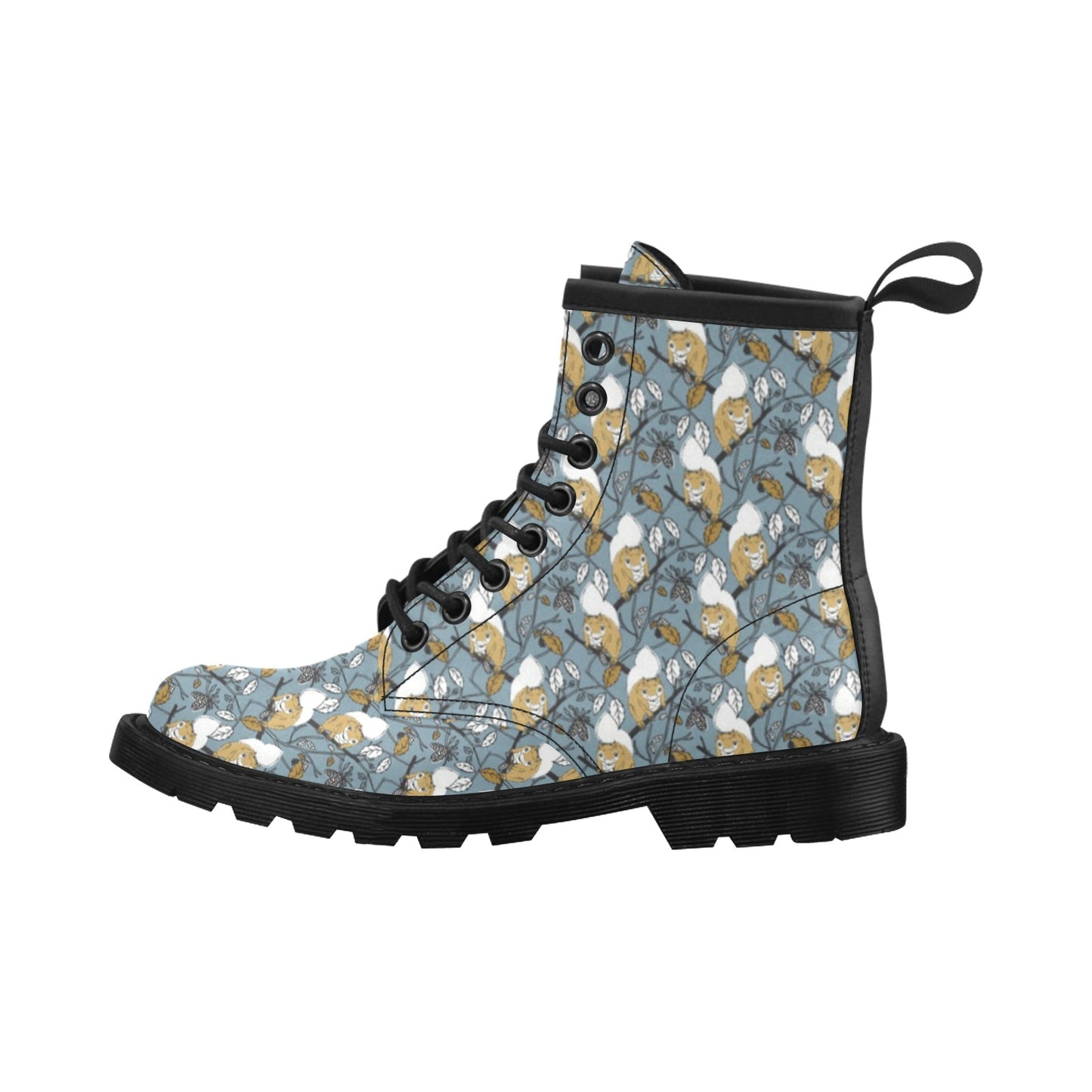 Squirrel Print Design LKS305 Women's Boots