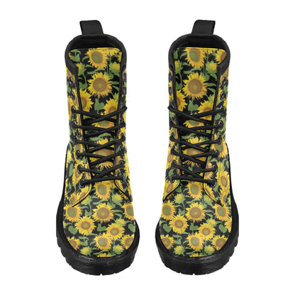 Sunflower Print Design LKS302 Women's Boots