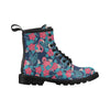 Flamingo Red Hibiscus Pattern Women's Boots