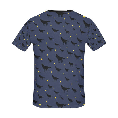 Wolf Print Design LKS301 Men's All Over Print T-shirt