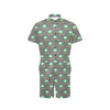 Alien Pattern Print Design 02 Men's Romper