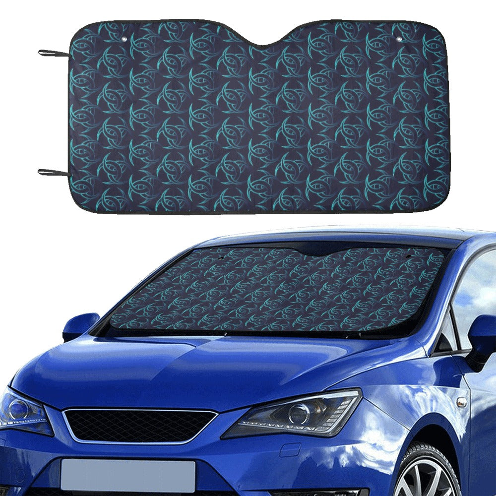 Vikings Print Design LKS302 Car front Windshield Sun Shade