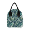 Sun Spot Tropical Palm Leaves Insulated Lunch Bag