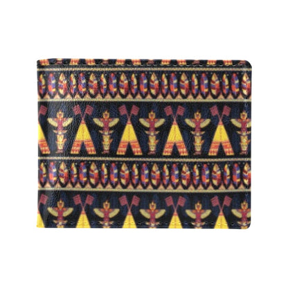 Totem Pole Design Men's ID Card Wallet