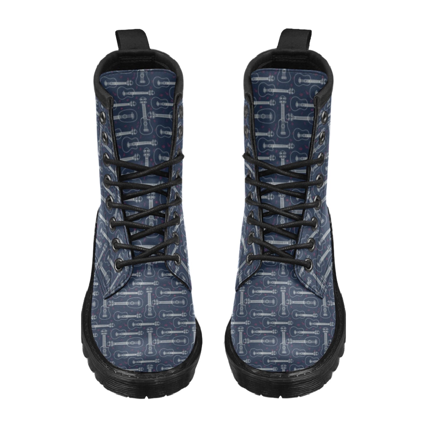 Ukulele Print Design LKS401 Women's Boots