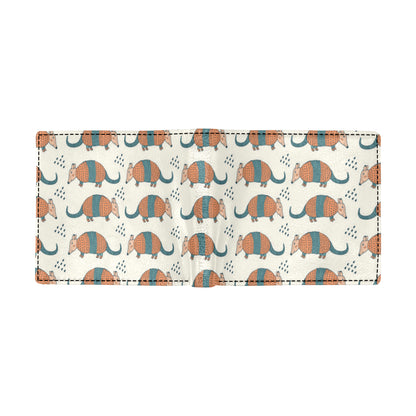 Armadillo Pattern Print Design 01 Men's ID Card Wallet