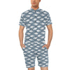 Shark Print Design LKS305 Men's Romper