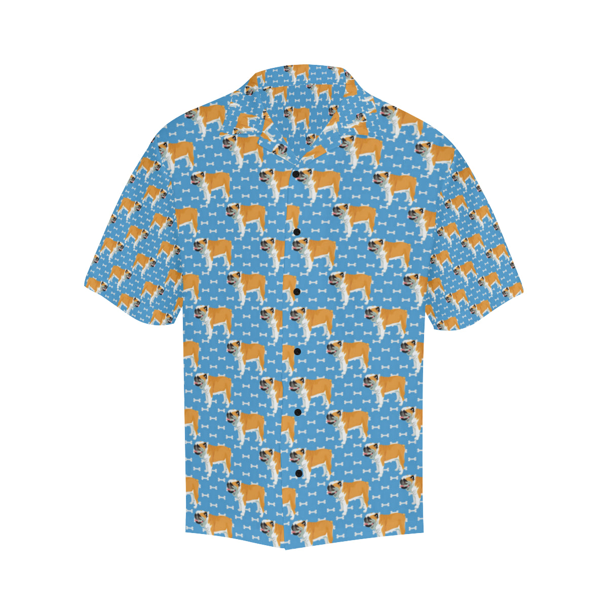 Bulldogs Pattern Print Design 06 Men's Hawaiian Shirt