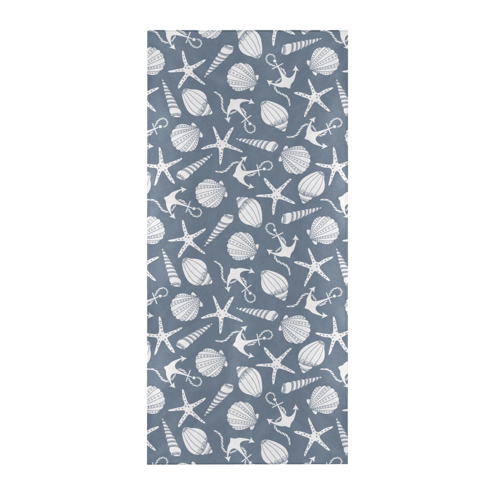 Seashell Print Design LKS306 Beach Towel 32" x 71"